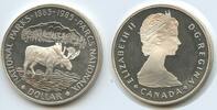Kanada 1 Dollar Silber G1699 - National Parks Elch Elizabeth II. 1952-2022 Canada -