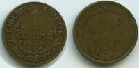 1 Centime G1901 - France KM#840 Liberty Gadoury#90. Frankreich -