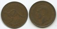 Australien One Penny G12316 - Känguru King George VI. 1936-1952 Australia -