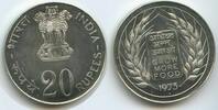 Indien Republik 20 Rupees Silber G2088 - Food for all FAO India -