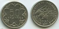 Zentralafrikanische Staaten 50 Francs CFA G15496 - Antilopen Cameroon Bank of Central African States Giant Eland -