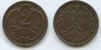 Österreich Kaiserreich 2 Heller G3990 - Franz Joseph I. 1848-1916 Austria -