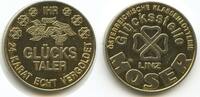 Österreich Glücksbringer Glücksmünze Neujahrsmünze L2142 - Glücksbringer Glückstaler Moser Linz Glückstelle Österr. Klassenlotterie -