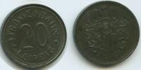 Deutsches Reich Kaiserreich 20 Pfennig Notgeld Strassenbahnmarke T033 - Strassenbahn Leipzig Token Coinage Germany -