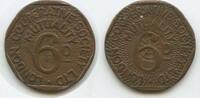 Großbritannien Great Britain United Kingdom 6 Pence Token Wertmarke Jeton M413 - Co-operative Society London Ltd - Mutuality -