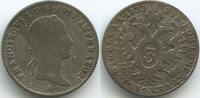 Österreich Kaiserreich 3 Kreuzer Silber H1131 - Franz II. 1792-1835 Austria -