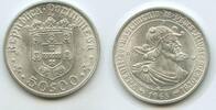 Portugal 50 Escudos Silber G7921 - 500th Anniversary of the Birth of Pedro Alvares Cabral -