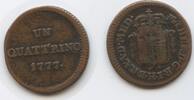 Italien Mailand RDR Österreich Un Quattrino (1 Quattrino) G4914 - Maria Theresia 1740-1780 Milano Italy -