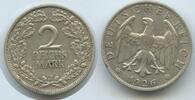 Deutsches Reich Weimar 2 Reichsmark S0209 - RAR Germany Weimar Republic -