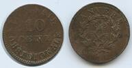 Frankreich Belgien Antwerpen Siege Coinage 10 Centimes G9053 - Antwerp, Siége d´Anvers Louis XVIII. RAR Franc Belgium -