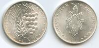 Vatikan Italien-Kirchenstaat 500 Lire Silber G1496 - Papst Paul VI. 1963-1978 Vatican City -
