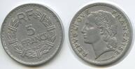 Frankreich 5 Francs G9171 - Laureate France -
