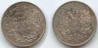 Finnland 25 Pennia Silber G9709 - Finland Civil War Coinage -