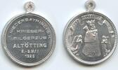 Deutschland Bayern Altötting, München Wallfahrtsmedaille Pilgermedaille M3701 - 1.Niederbayrischer Krieger-Pilgerzug Madonna -