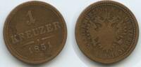Österreich Kaiserreich 1 Kreuzer G9813 - RAR Franz Joseph I. 1848-1916 Austria Transilvania -