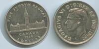 Kanada Canada 1 Dollar Silber G6507 - Besuch von König George VI. und der zuk. Königin Elizabeth II. In Ottawa -