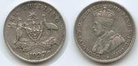 Australien One Shilling Silber (1 Shilling) G11810 - Känguru-Strauß George V. 1910-1936 Australia -
