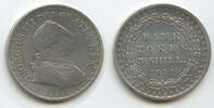 Großbritannien United Kingdom 3 Shilling Bank Token Silber 1811 GS142 - King Georg III. 1760-1820 Great Britain Sehr schön