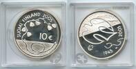 Finnland 10 Euro Silber GS098 - 60 Jahre Friede Kriegsende 1945 Proof -