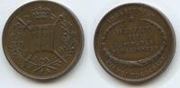 Medaille zur Krönung, Krönungsjeton 1849 Niederlande T366 - King William III. Coronation in Amsterdam Netherlands Fast Vorzüglich