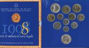 Italien Republik Offizieller Kursmünzensatz GN030 - Original KMS Complete Official Coins Mint Set Italy -