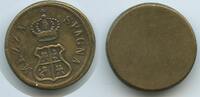Italien Königreich Mezza Spagna M168 - Münz-Gewicht 13,3 Gramm Italy Coin-Weight -
