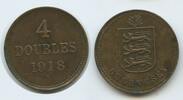 Guernsey 4 Doubles G7482 - George V. 1910-1936 British Dependency -