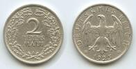Deutsches Reich Weimar 2 Reichsmark Silber S0485 - Germany Weimar -