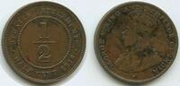 Straits Settlements Singapur Malaysia ½ Cent G6151 - King George V. RAR British India Government -