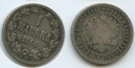 Finnland 1 Markka Silber G2141 - Alexander II.1855-1881 Finnland -