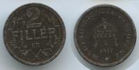 Ungarn Kaiserreich 2 Filler G4115 - Karl I. 1916-1918 Hungary -