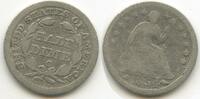Vereinigten Staaten von Amerika Half Dime Silber G6447 - Seated Liberty United States USA -