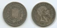 Italien Florenz Toskana 50 Centesimi Silber G3618 - RAR Vittorio Emanuele II. Italy Provisional Government of Tuscany -