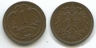 Österreich Kaiserreich 1 Heller G3950 - Franz Joseph I. 1848-1916 Austria -