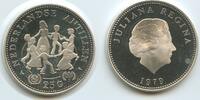 Niederländische Antillen 25 Gulden Silber GS657 - International Year of the Child - Juliana UNICEF - Netherlands Antilles -
