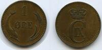 Dänemark 1 Öre (1 Øre) G4870 - RAR Christian IX. 1863-1906 Denmark -