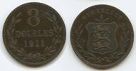 Guernsey 8 Doubles G7483 - British Dependency Georg V. 1910-1936 Bailiwick of Guernsey -