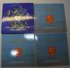 Original Euro Kursmünzensätze 1999, 2000, 2001 Finnland GN886 - Finland Suomen Offizieller KMS Triple Mint Set Unzirkuiert in Original Folder