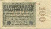 Deutsches Reich Weimar 100 Millionen Mark GB229 - Banknote Paper Money Germany -