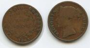 Straits Settlements Singapur Malaysia Half Cent G6176 - British Crown Colony Queen Victoria 1837-1901 East India Company -
