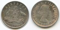 Australien Six Pence Silber H1489 - Elisabeth II. Australia -