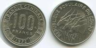 Kongo 100 Francs CFA G1221 - Congo Republic Springböcke Central African States Giant Elands -