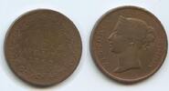 Straits Settlements Singapur Malaysia 1 Cent (One Cent) G6162 - Queen Victoria 1837-1901 British Crown colony British India Government -