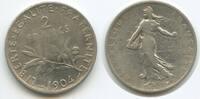 Frankreich 2 Francs Silber G9124 - La Semeuse France -