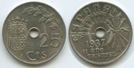 Spanien 25 Centimos G8905 - Spain Republic España -