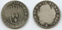 Frankreich 1/6 Ecu Silber M#6751 - Ludwig XV. 1715-1774 France -