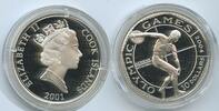 10 Dollars Silber 2001 Cook Inseln - Cook Islands G2011 - Summer Olympics - Olympiade 2004 Athen Griechenland Polierte Platte