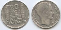 Frankreich 20 Francs Silber GS1120 - Laureate France -