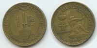 Monaco Fürstentum 1 Franc G3678 - Louis II. 1922-1949 Herkules -