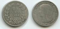 Niederlande Königreich 25 Cents Silber G14469 - Wilhelmina I. 1890-1948 Netherlands -